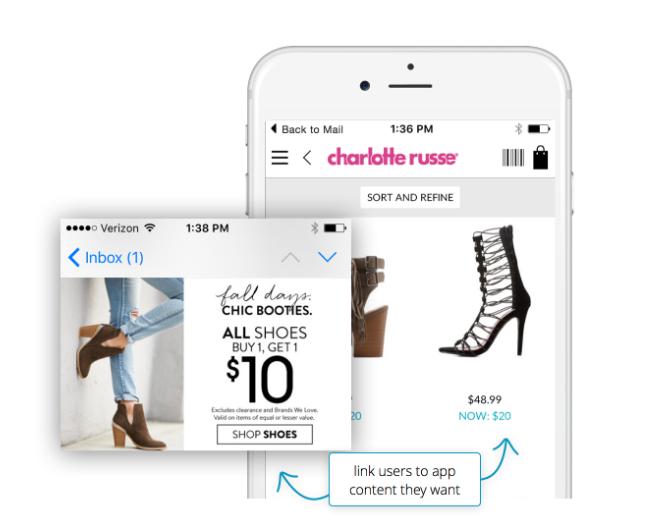 Make use of Deep-linking in your Emails (User acquisition)