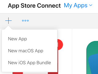 New App App Store Connect