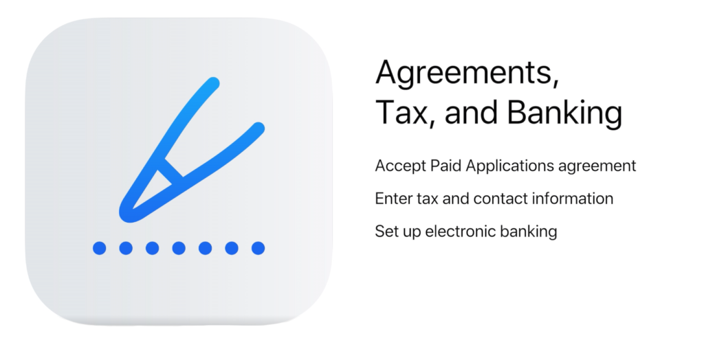 Agreements Tax and Banking App Store Connect