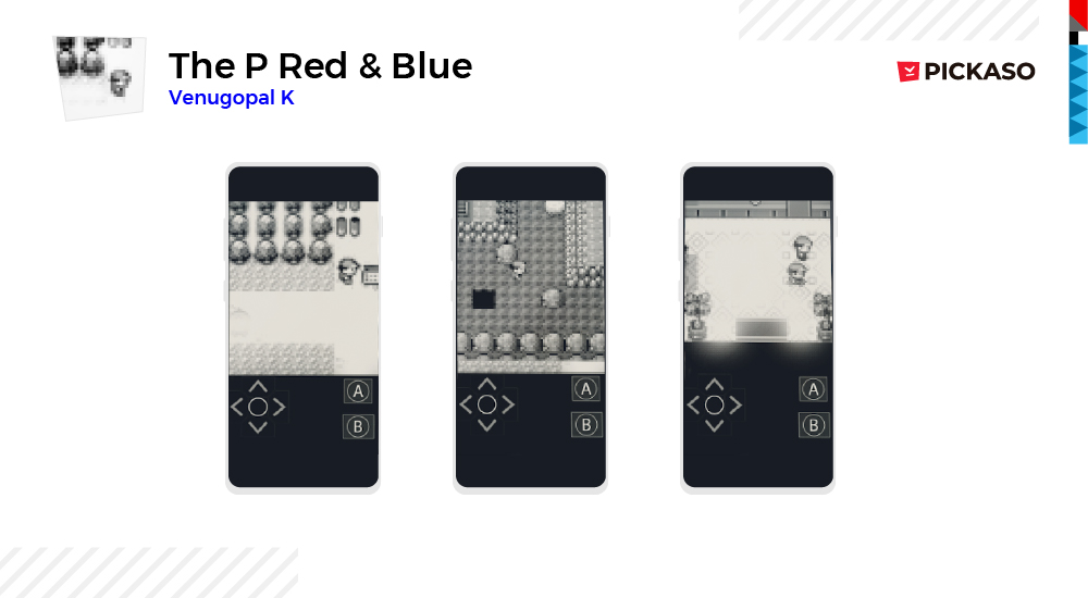 10 game di động đen trắng - The P Red and Blue