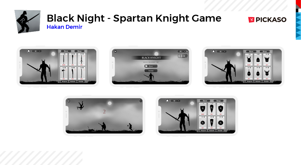 10 trò chơi di động đen trắng - Black Night